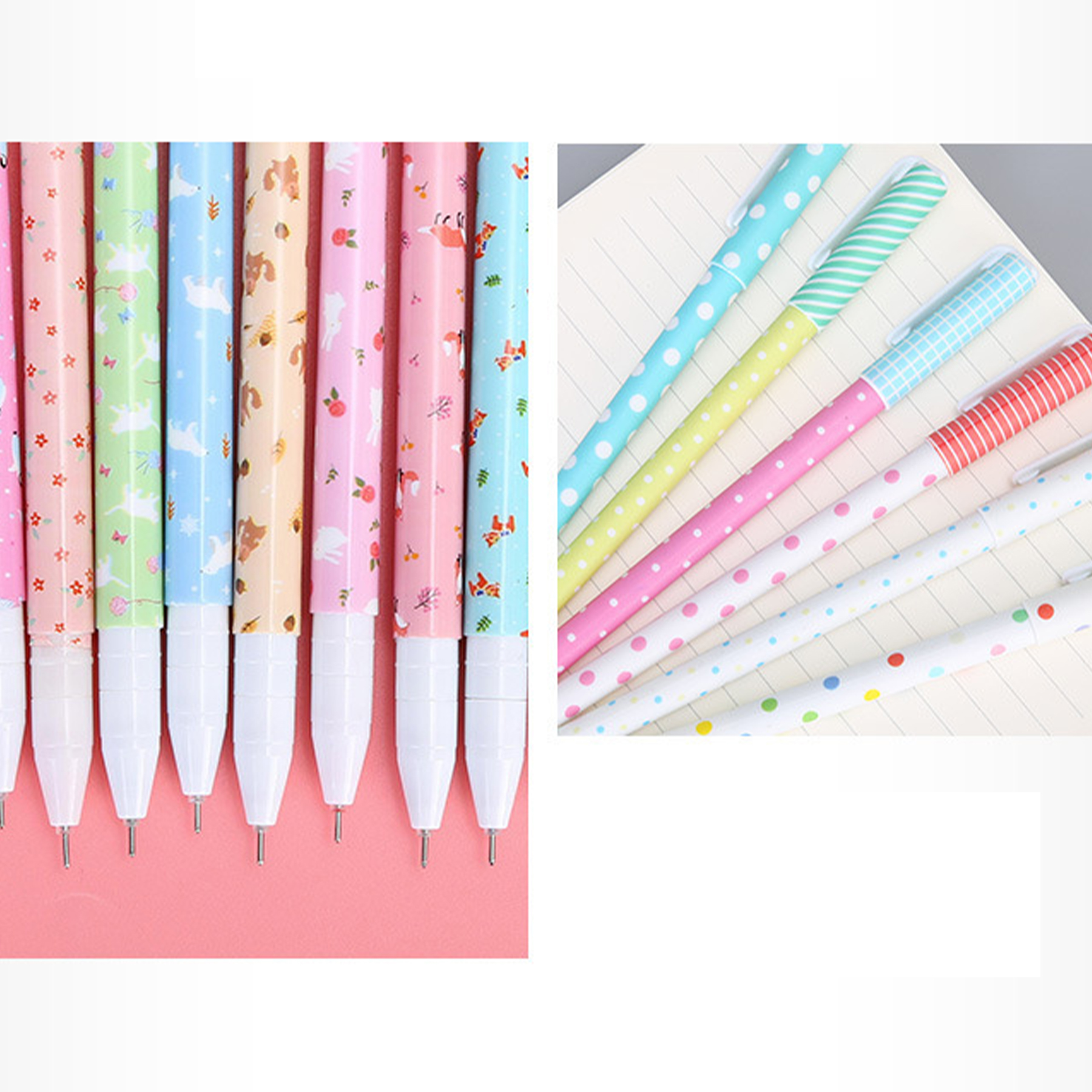 Creative cute little fresh gel pens 10 sets 6