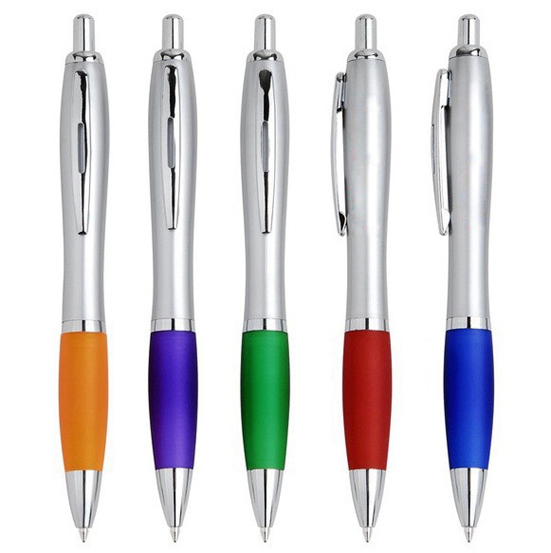 Silver Coated Gourd Shaped Ballpoint Pen 2