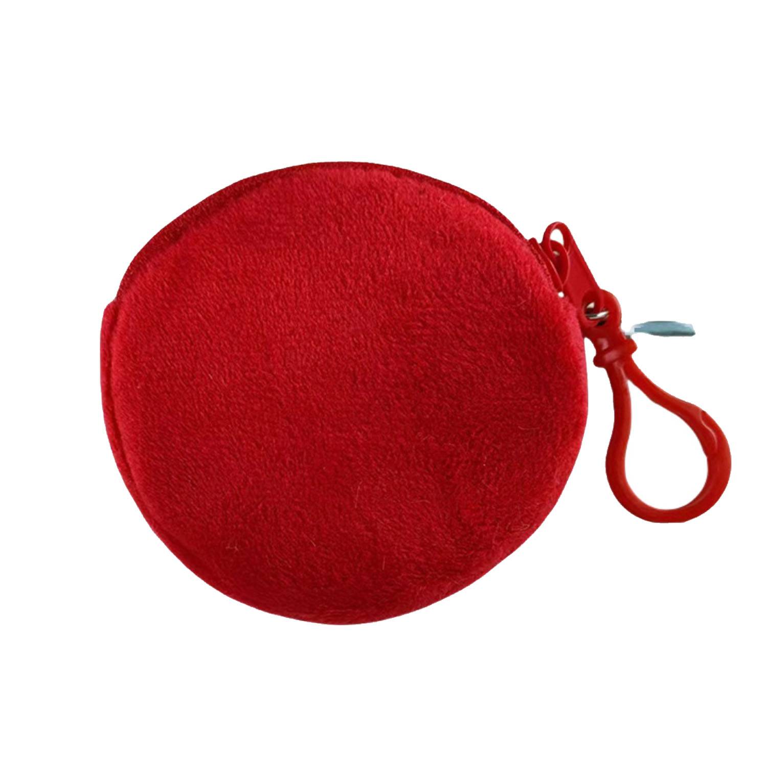 Soft Velvet Compact Mini Coin Wallet Storage Bag 7