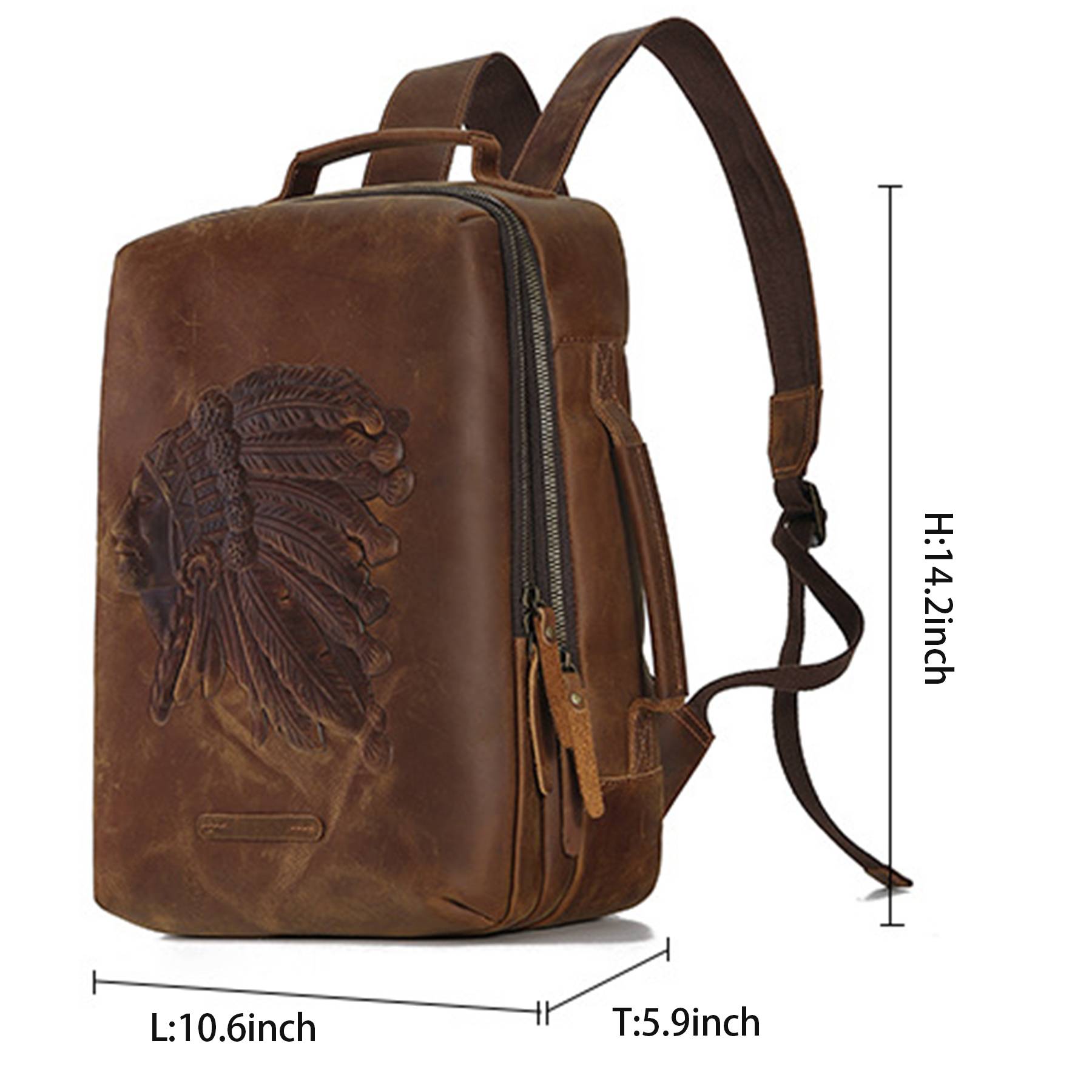 Large Capacity Business Travel Hiking Shoulder Backpack 5