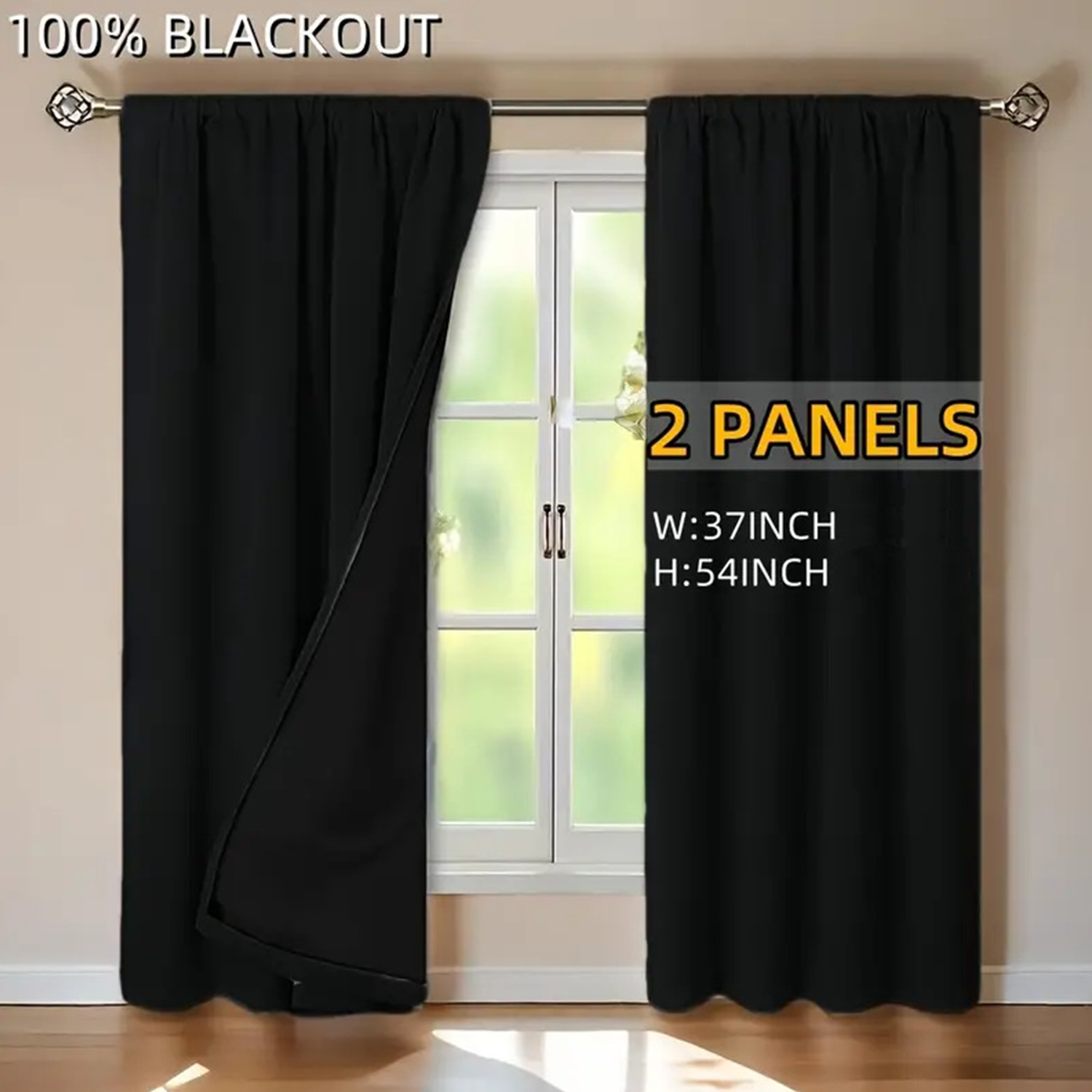 functional household office full Blackout Curtains 7