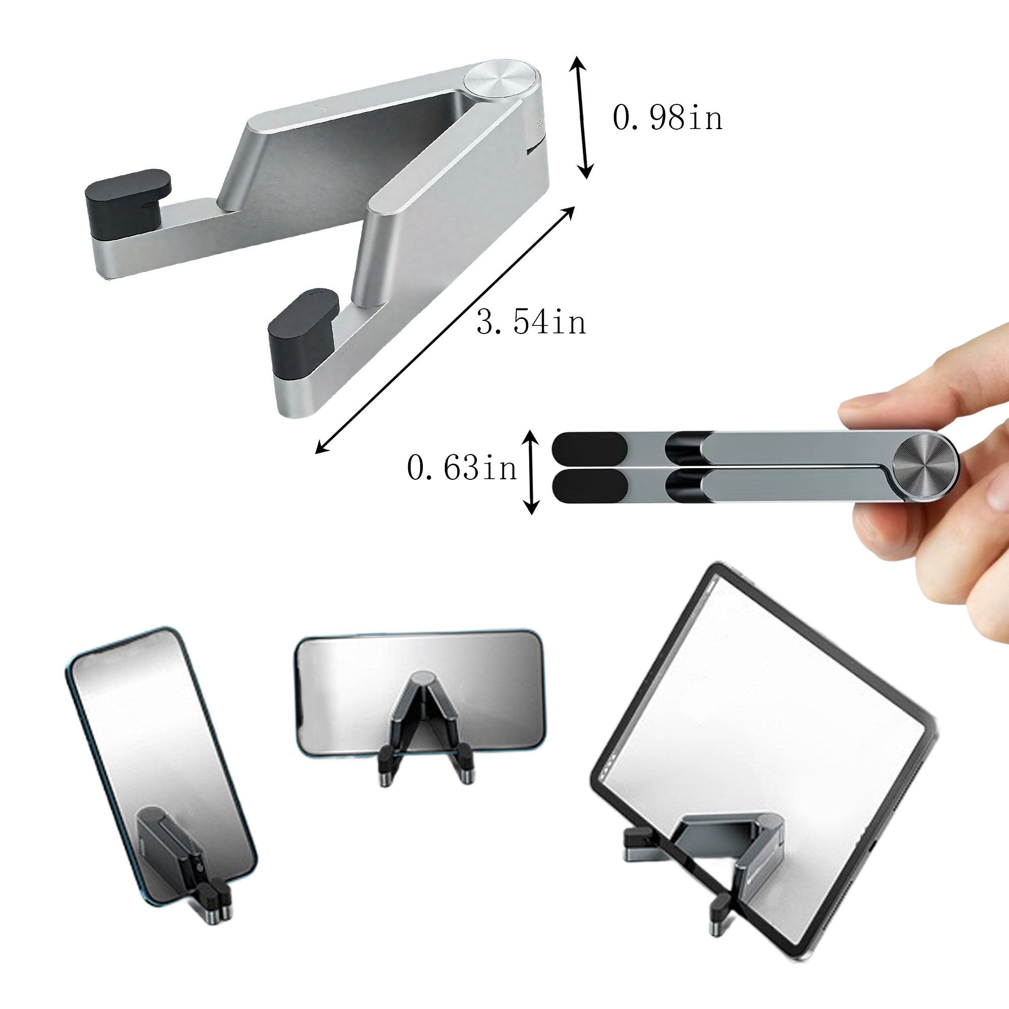 Convenient Foldable Alloy Phone Stand 1