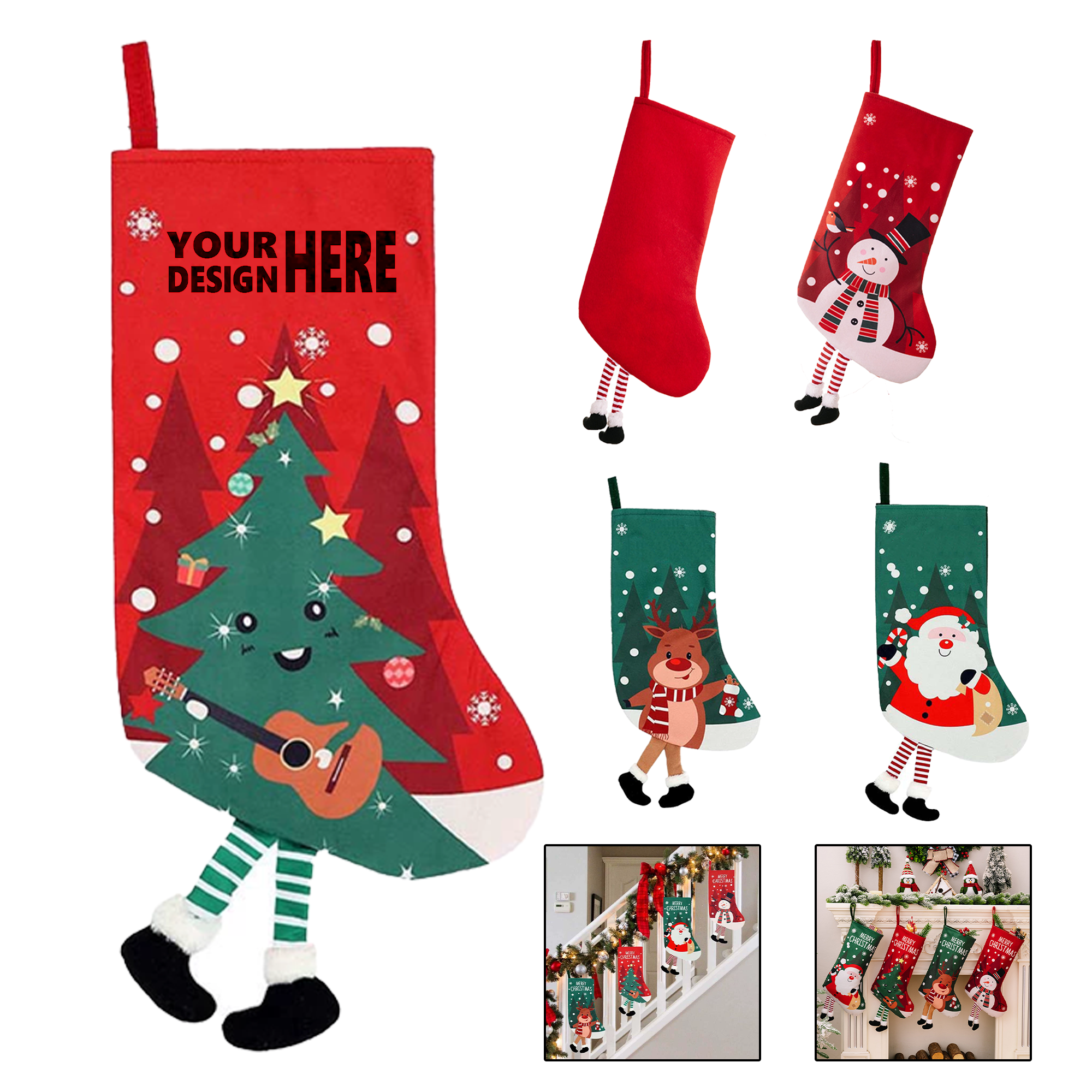 Christmas Stocking for Christmas Tree Decoration 2
