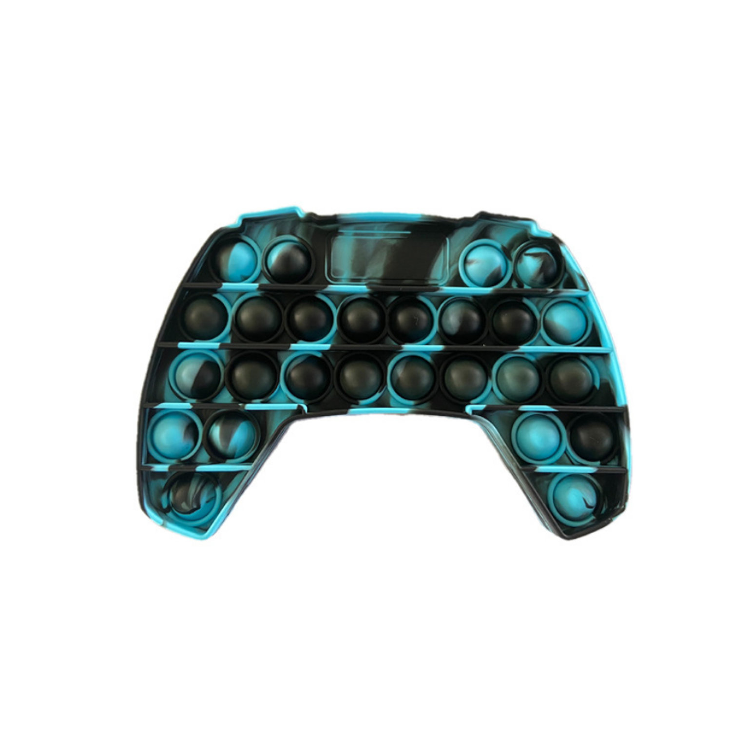 Multi Color Gamepad Shape Silicone Push Bubble Fidget Toy 10