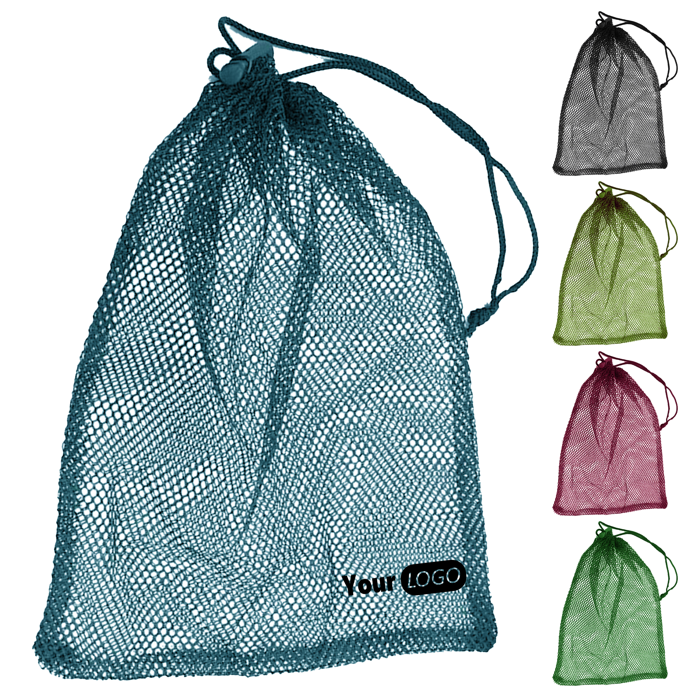 Polyester Breathable Mesh Drawstring Golf Bag For Easy Gear Access 1