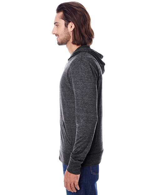 Unisex Triblend Full-Zip Lightweight Hooded Sweatshirt - 302Z 11