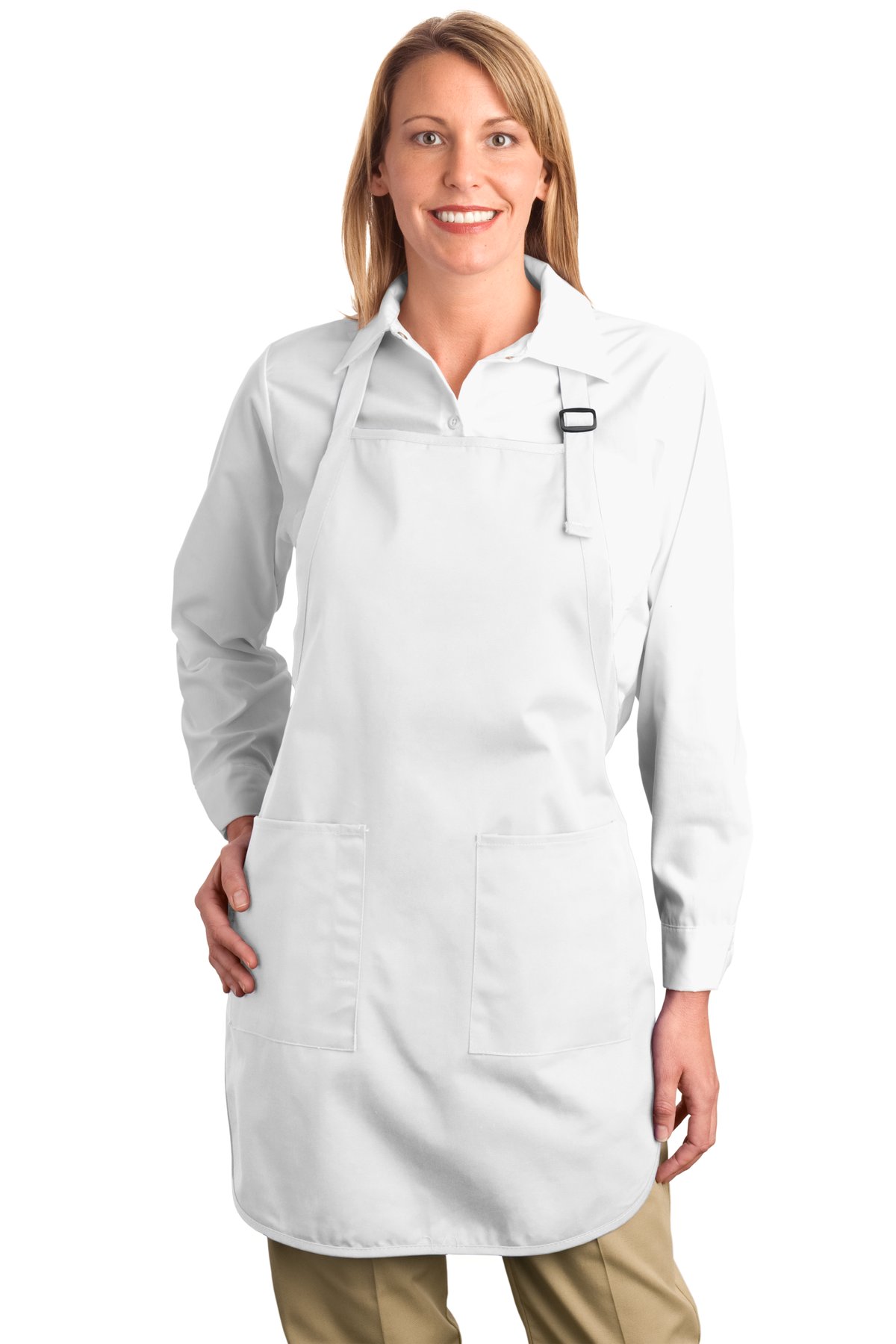 Port Authority Full-Length Apron with Pockets. A500 93