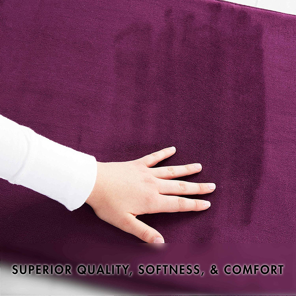 2 Pieces Soft Bathroom Rugs 5