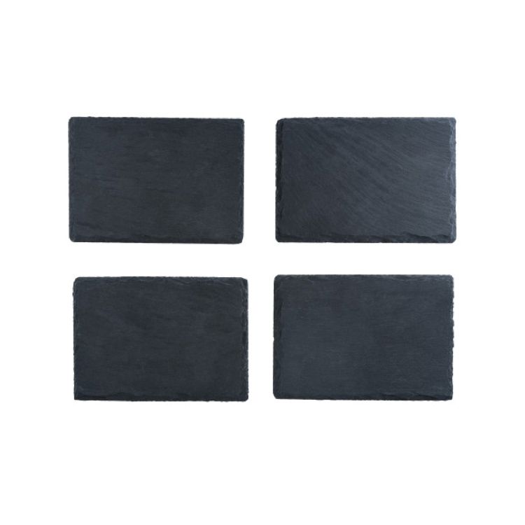 Twine Living® Slate Tapas Plate, set of 4 9