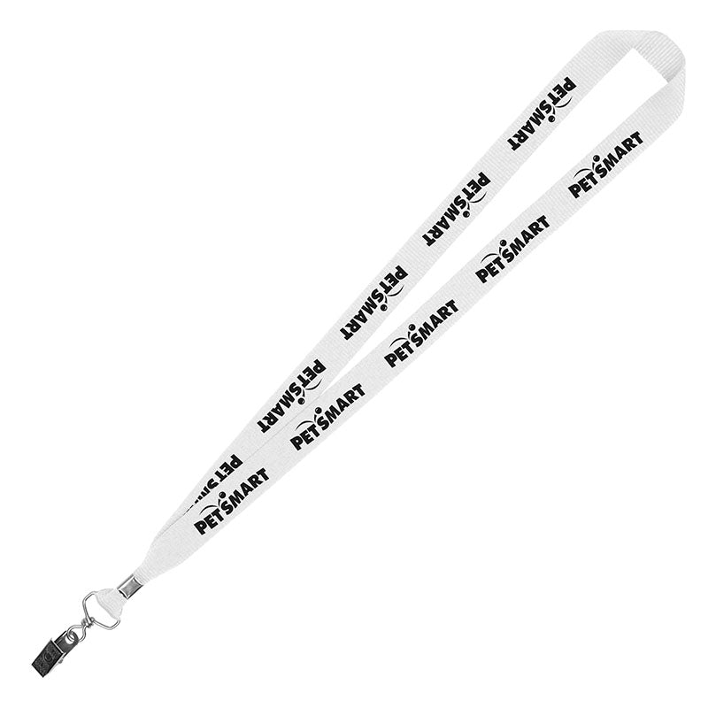 3/4" Eco Friendly rPET Lanyard with Bulldog Clip 13