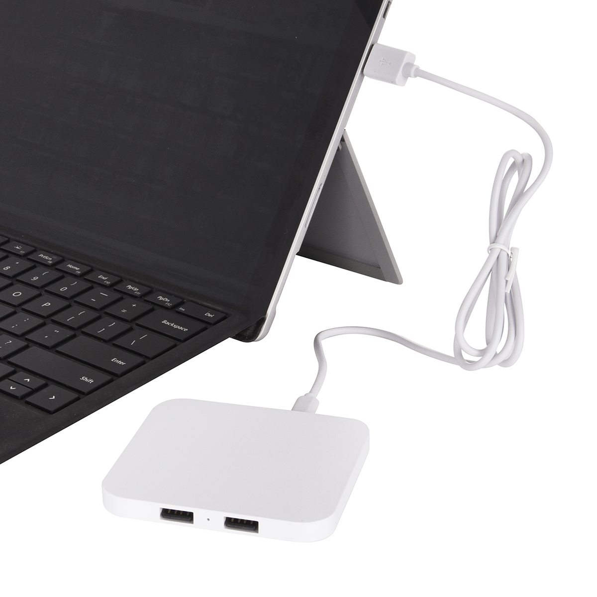 Power Up 2-Port USB Hub & Wireless Charging Pad 8