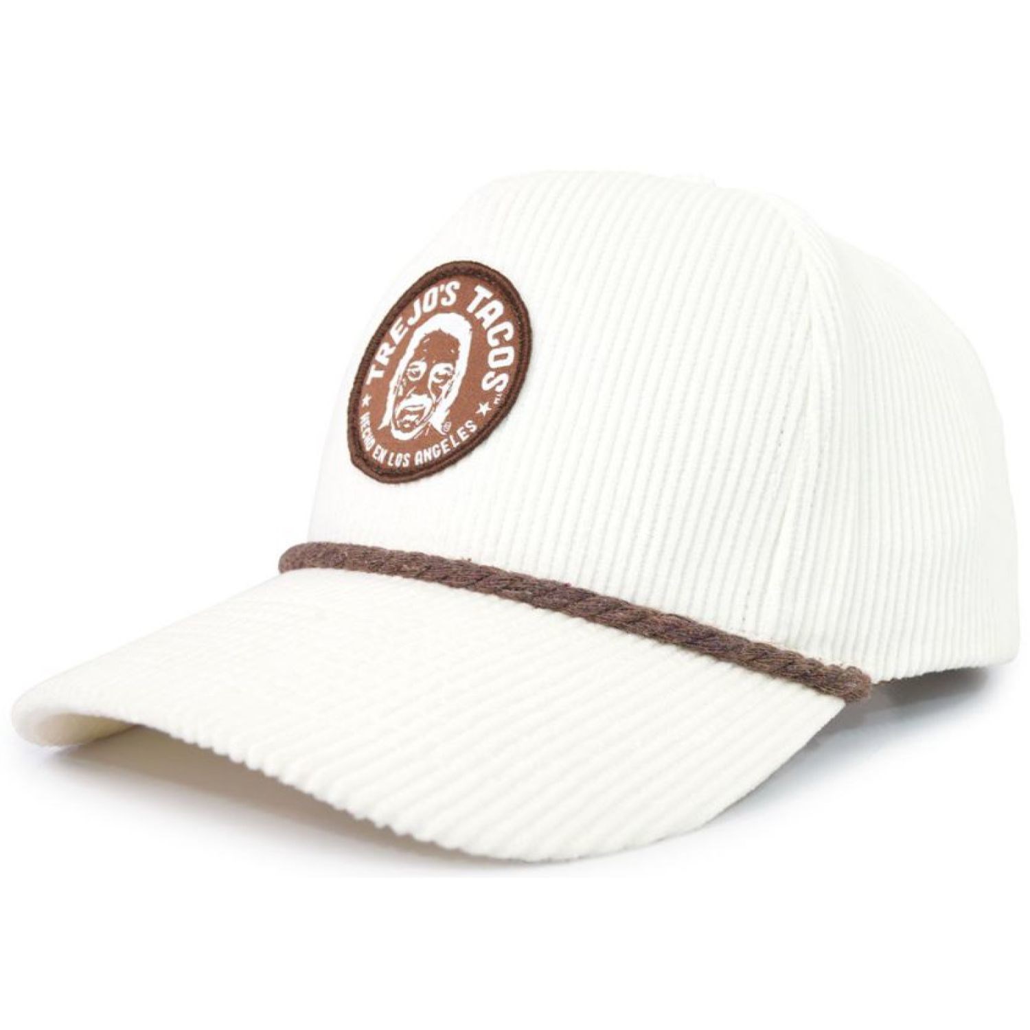 Premium 5-Panel Rope with halfmoon buckram Corduroy fabric with Snapback Closure Cap 4