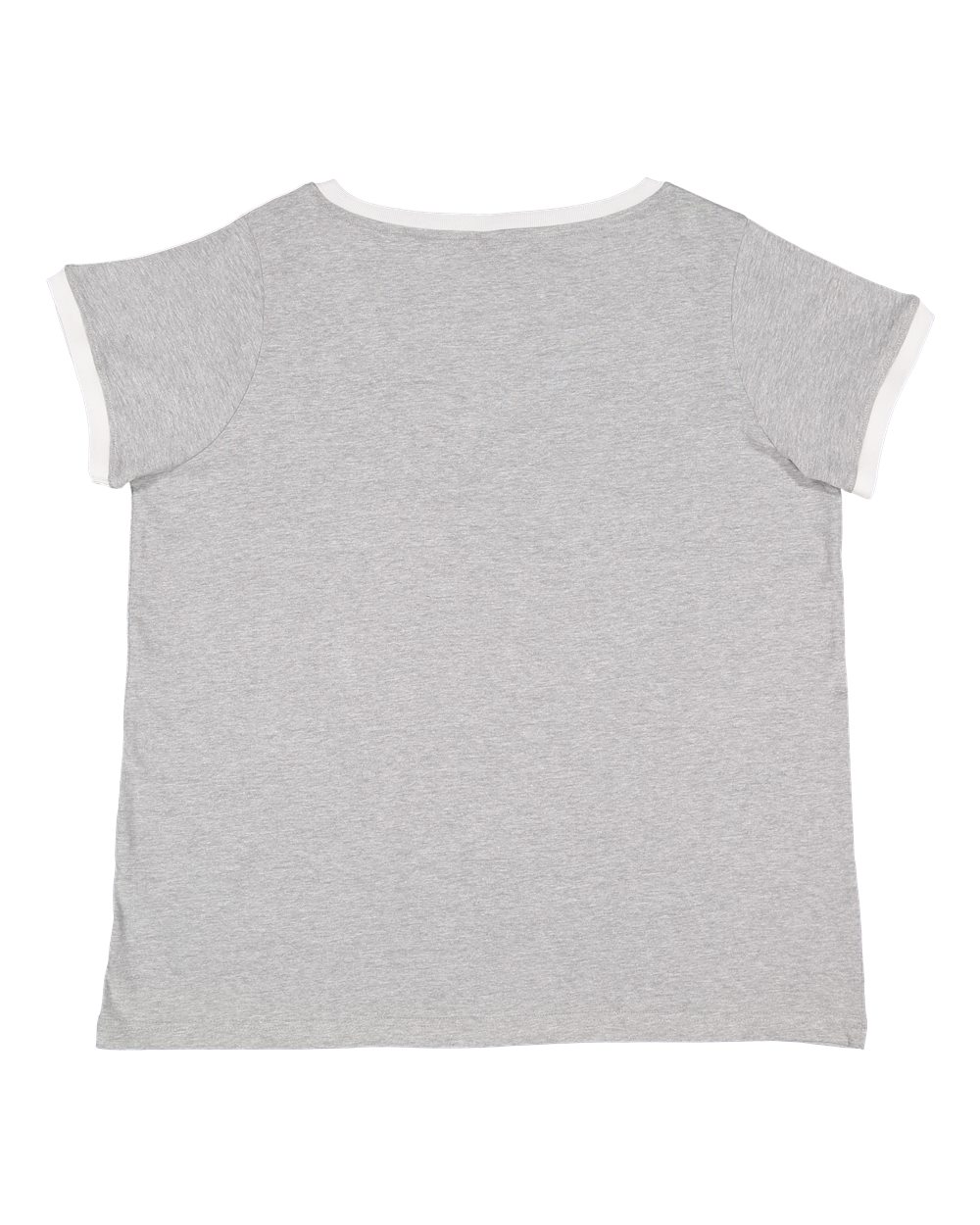 Women's Curvy Retro Ringer Premium Jersey V-Neck Tee - 3832 9