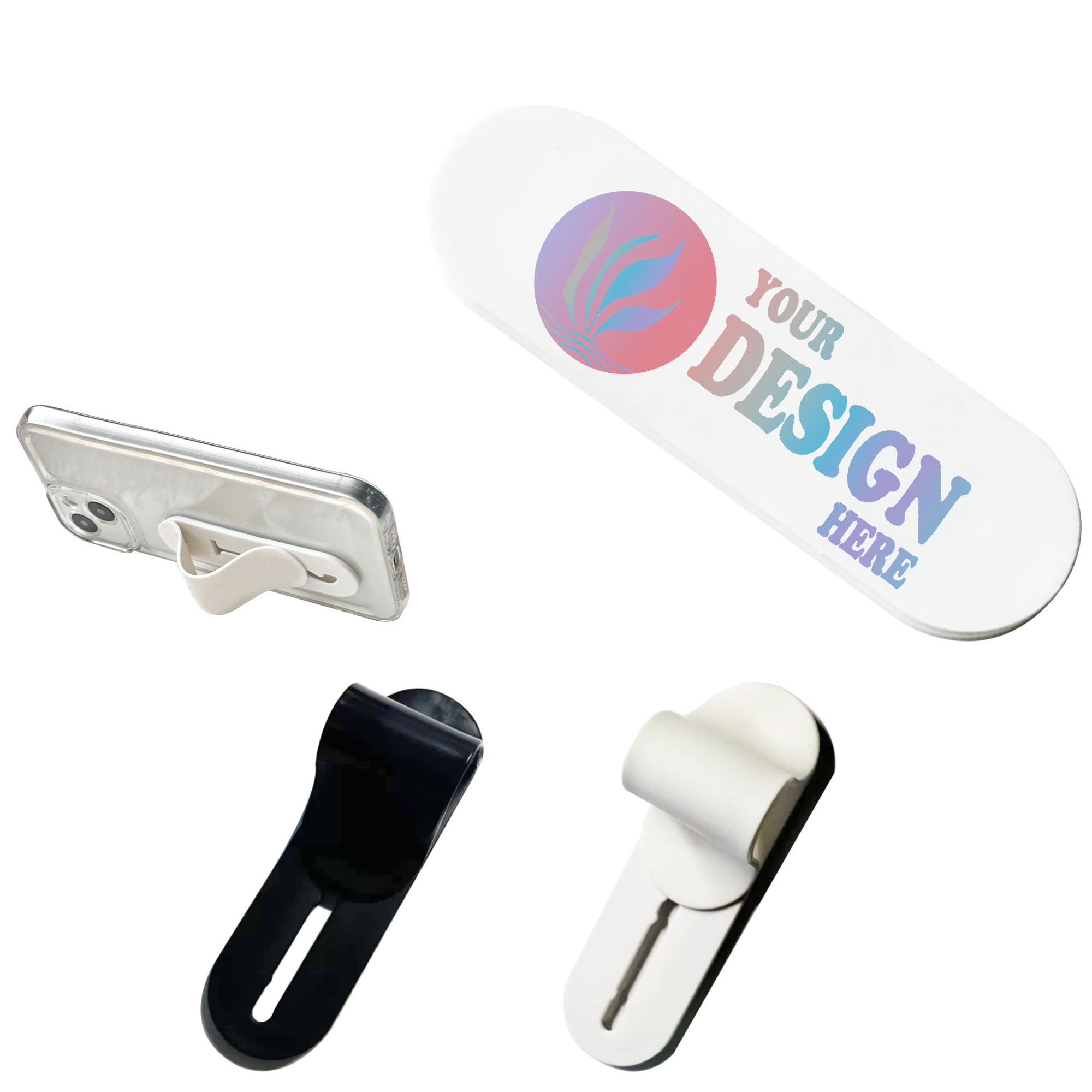 Plastic U-shaped Sliding Phone Stand 2