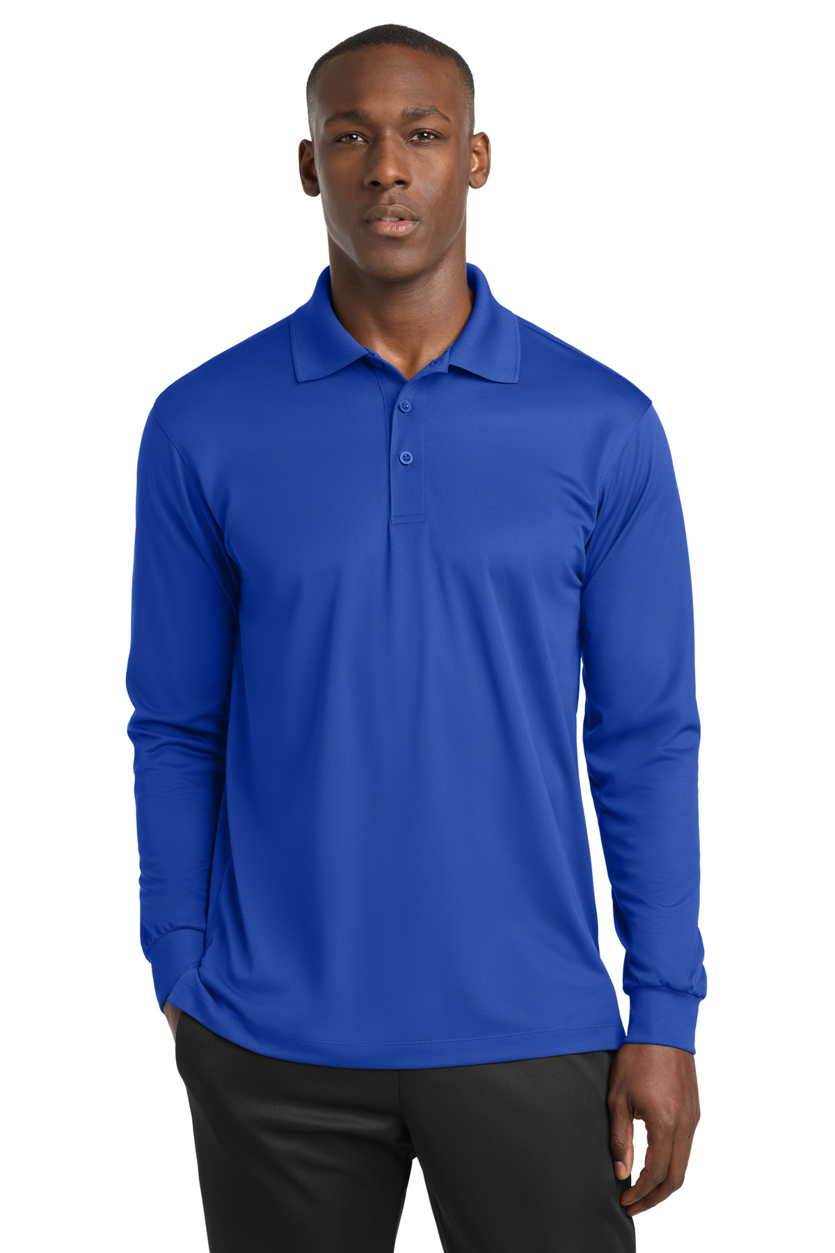 Sport-Tek Long Sleeve Micropique Sport-Wick Polo. ST657 51
