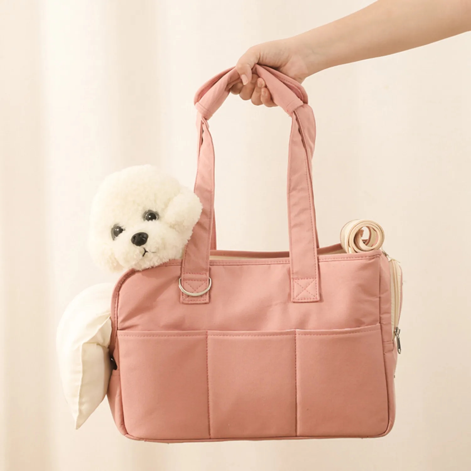Pet Carrier With Detachable Shoulder Strap And Cushion 6