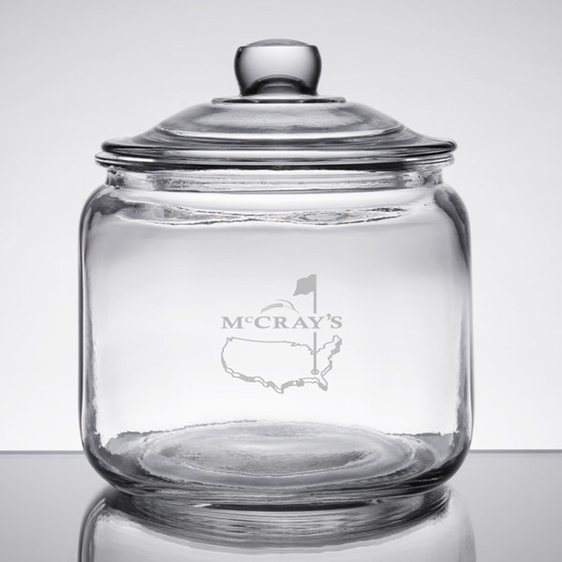 Choice 0.75 Gallon Glass Jar with Lid 3