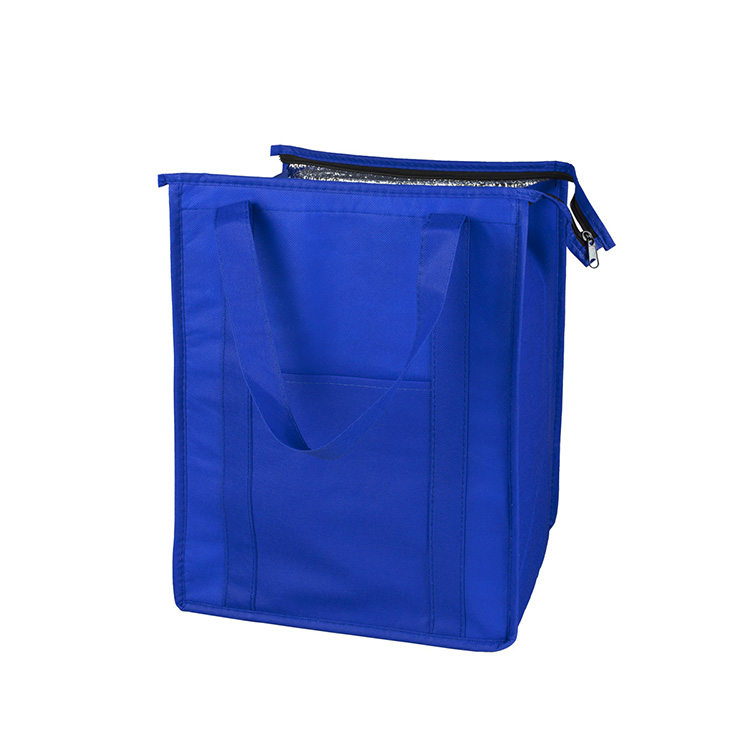 12"W x 16"H x 10"Gusset - "SUPER COOLER" Large Insulated Cooler Zipper Tote Bag 15