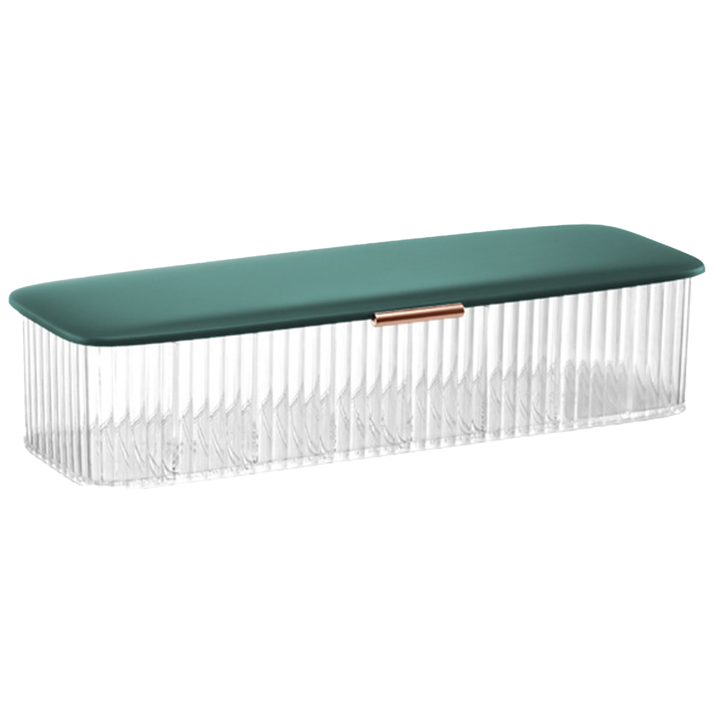 Abs Transparent Tape Covered Eight Compartment Storage Box 7