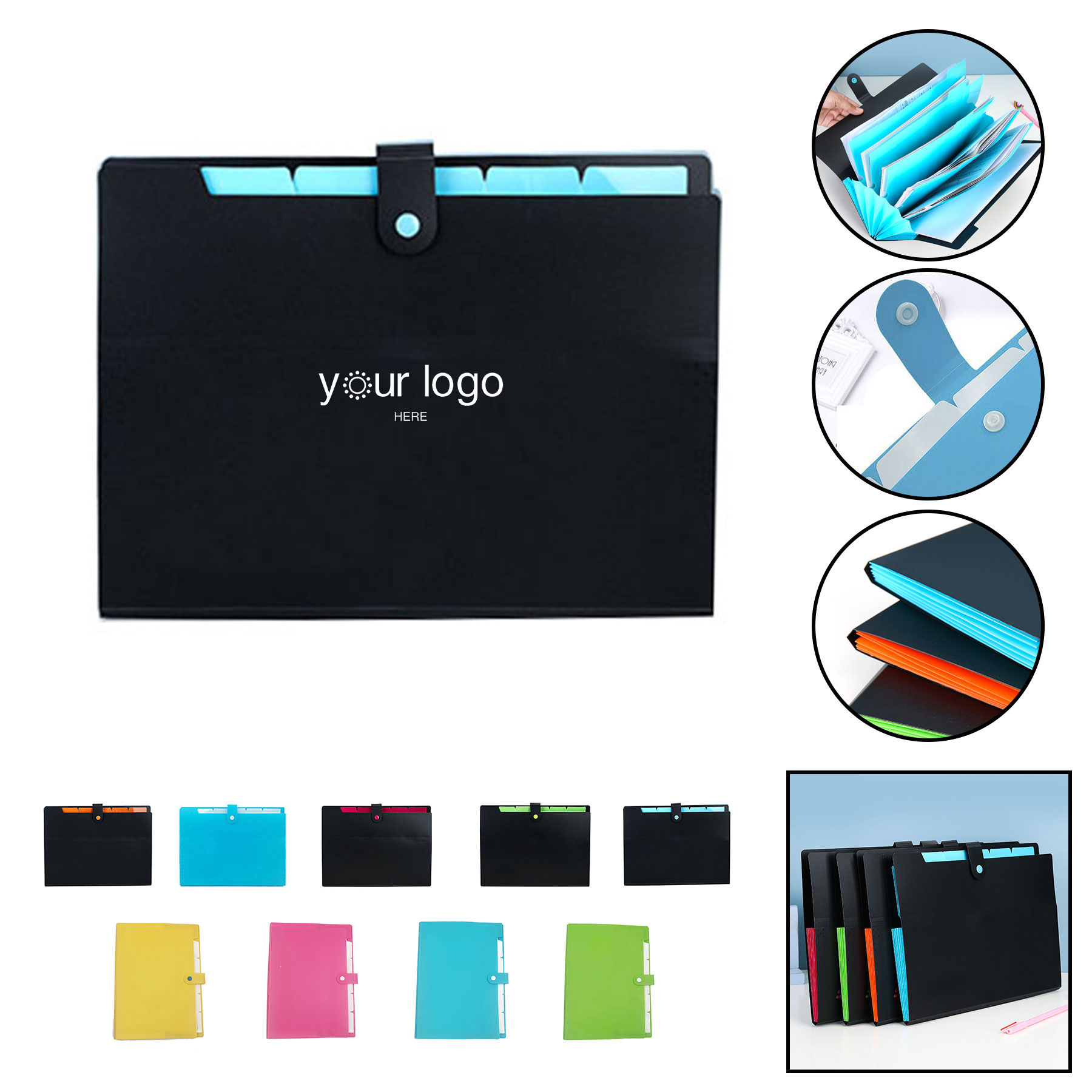 Plastic Expandable File Folder 2