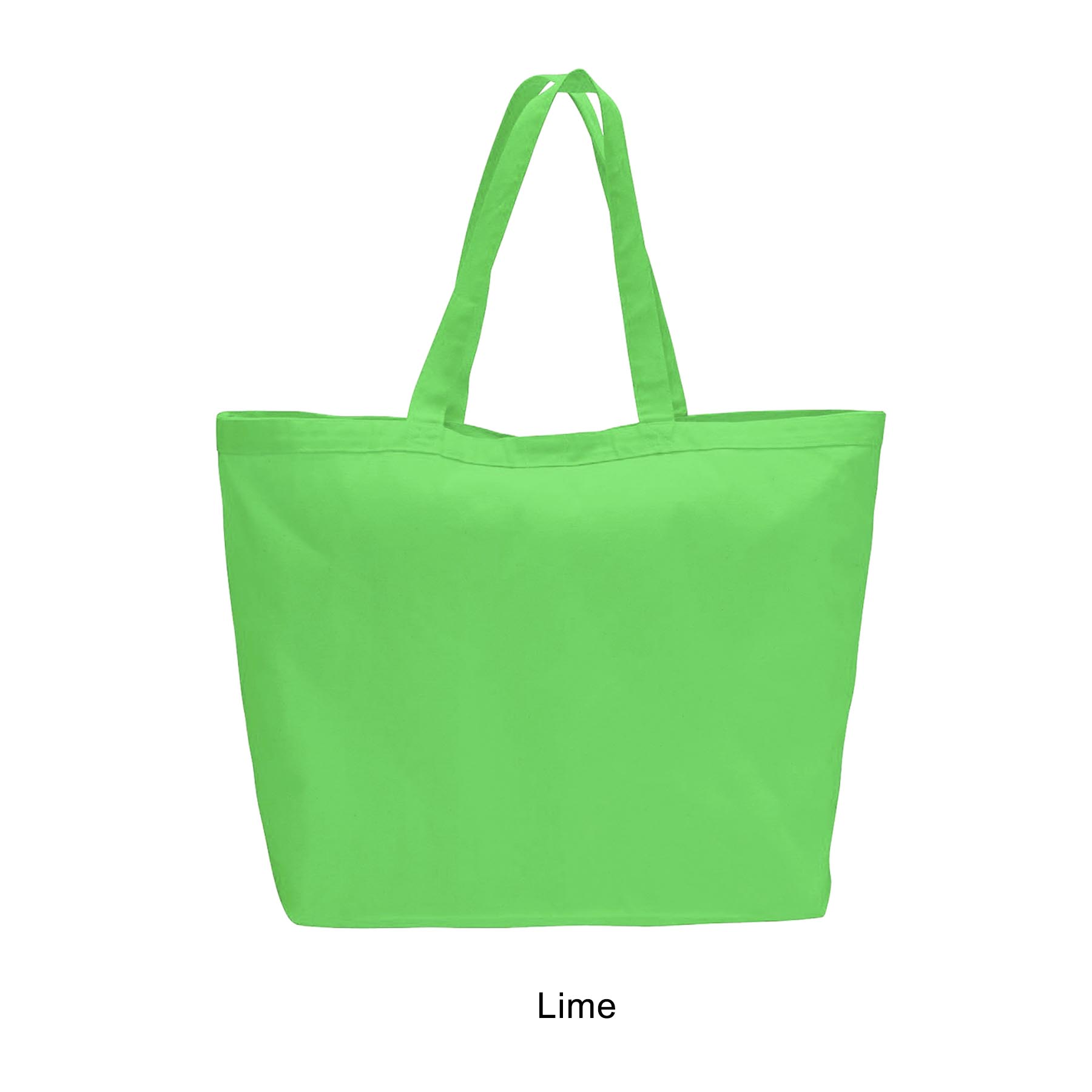 12 oz. 23"w Large Heavy Canvas Velcro Closure Tote Bag 9