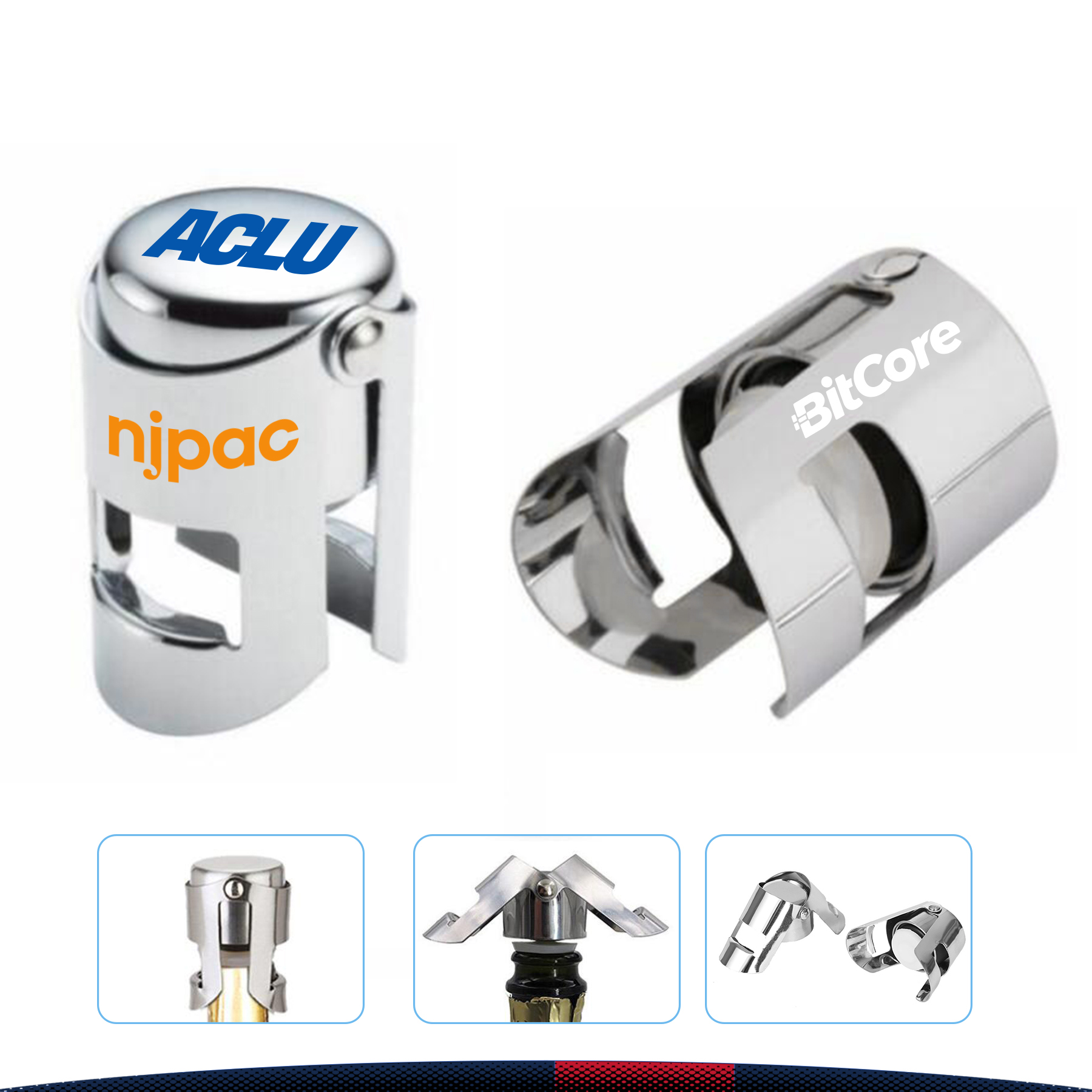 Binaural Champagne Stoppers 3