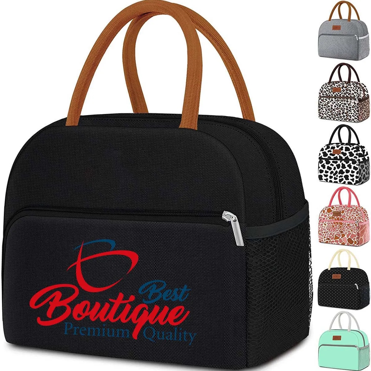 Large Capacity Reusable Insulated Cooler Lunch Tote bag 5