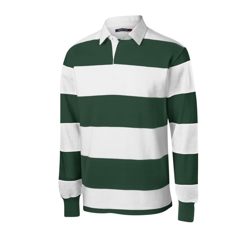 Sport-Tek Classic Long Sleeve Rugby Polo. 17