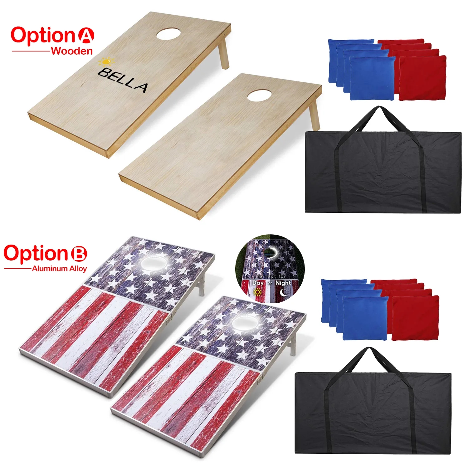 Cornhole Board Game Set 4