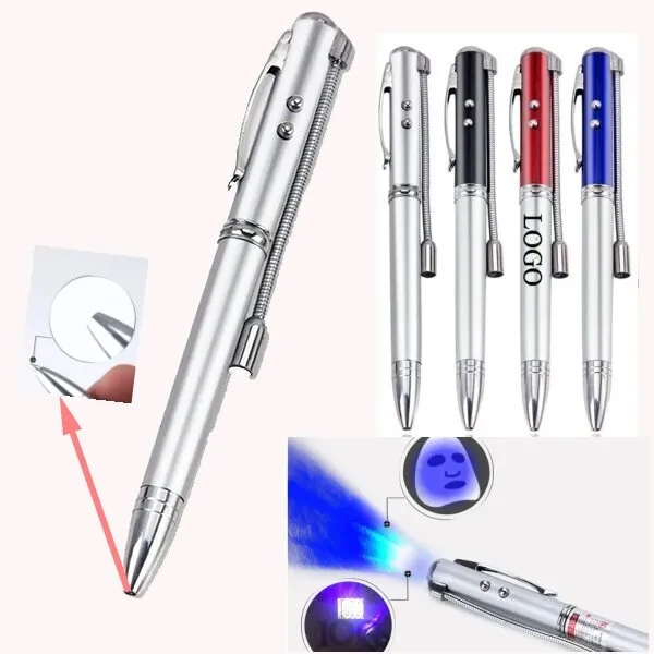 4 in 1 Multifunctional Laser Pointer With LED Light Pen 4