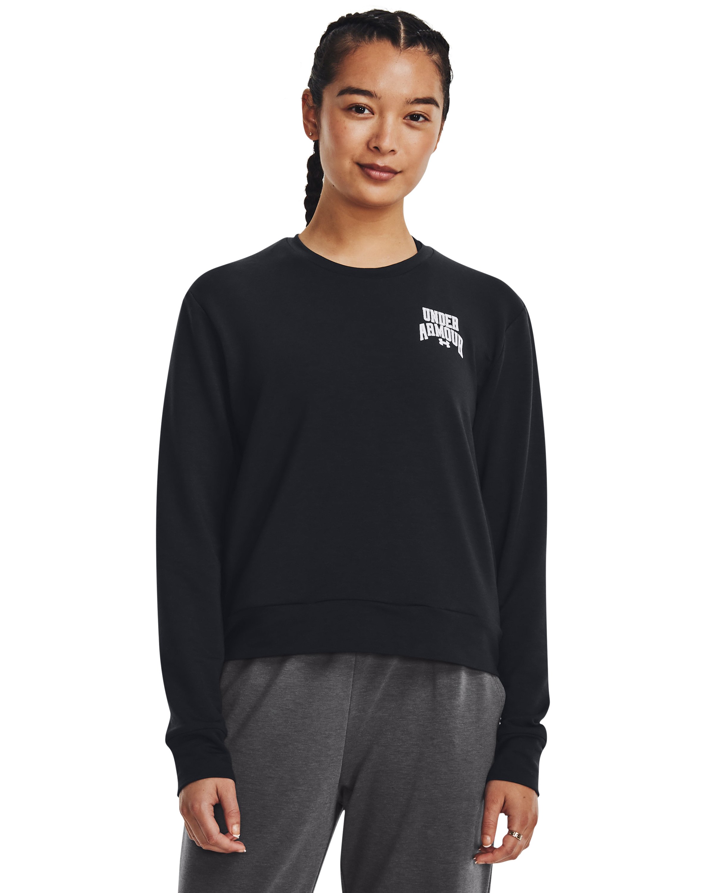 UA Rival Terry Graphic Women's Crew 2