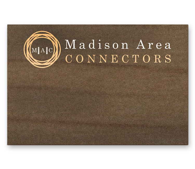 Wood Name Badge 2" x 3" 5