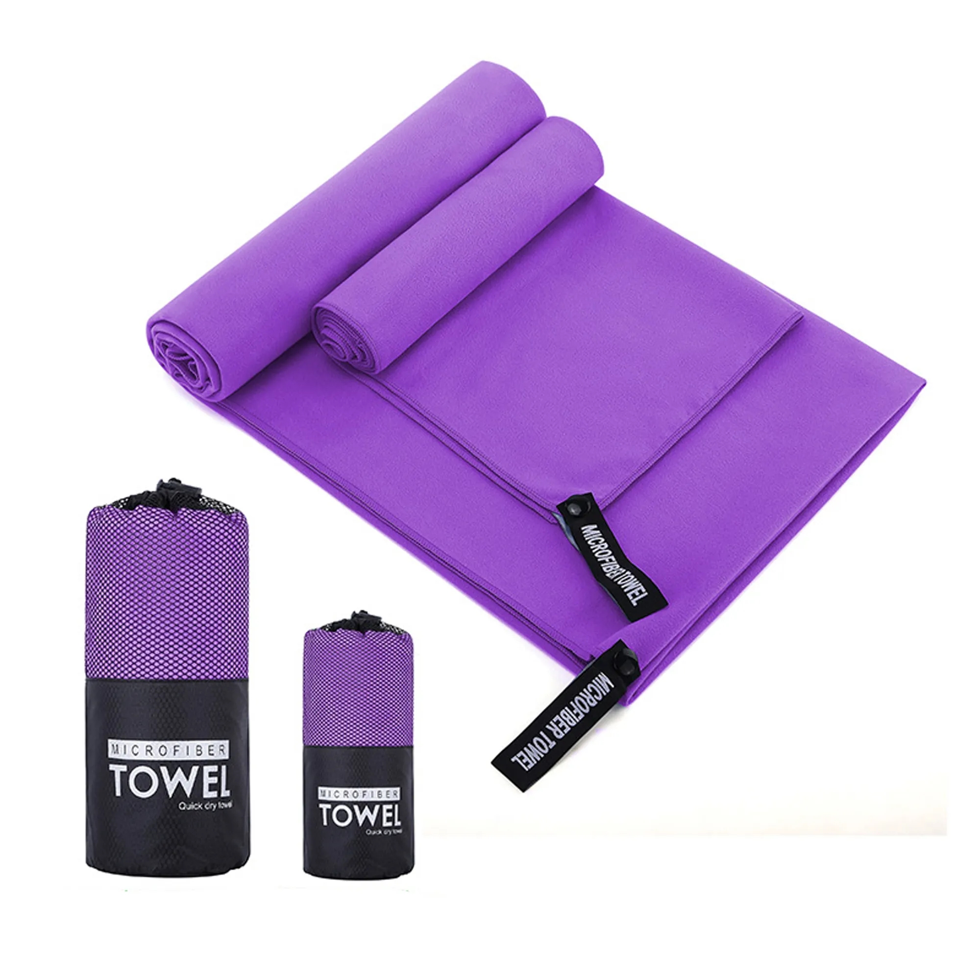 Quick Dry Sand Free Microfiber Towel with Travel Pouch 6