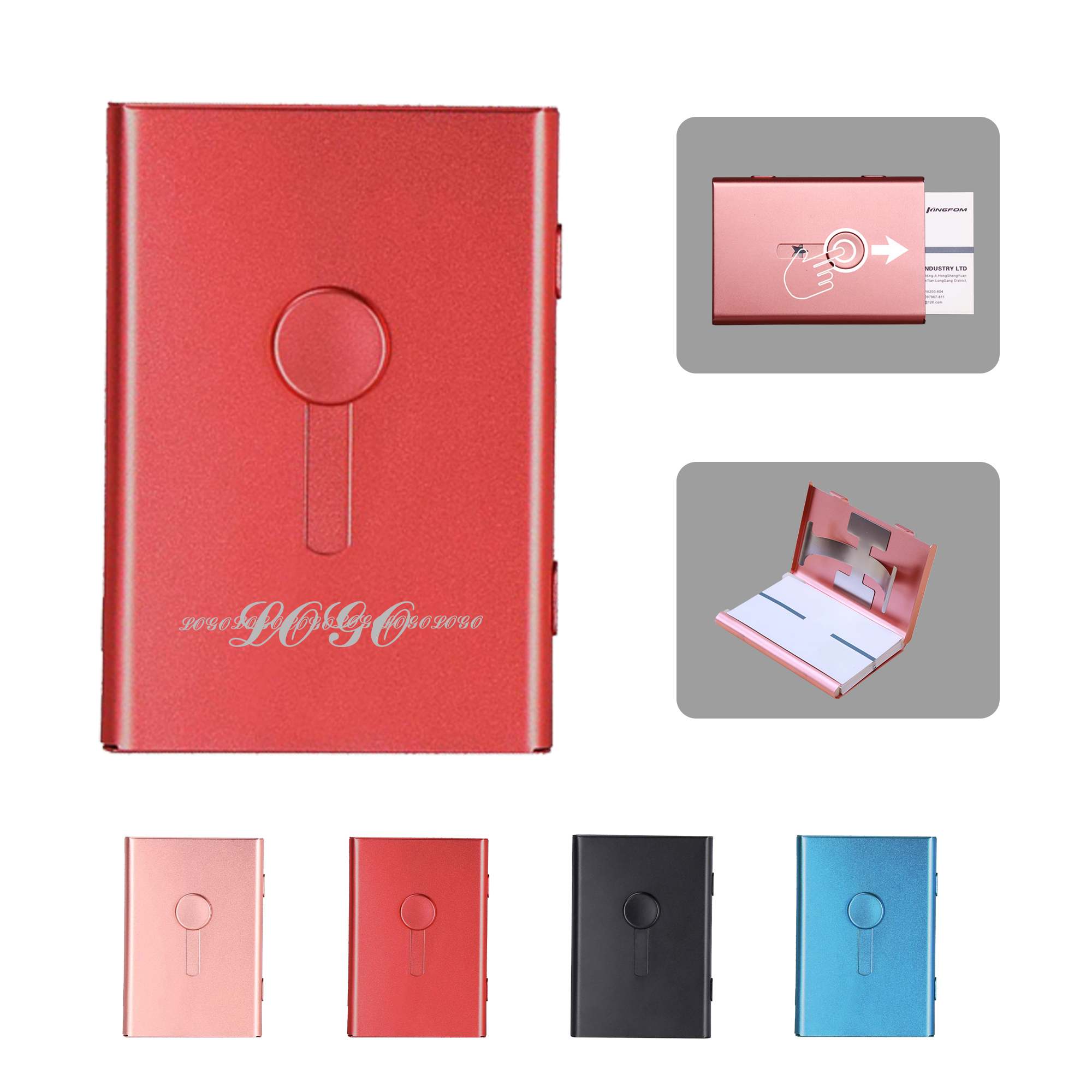 Aluminum Business Card Holder 2