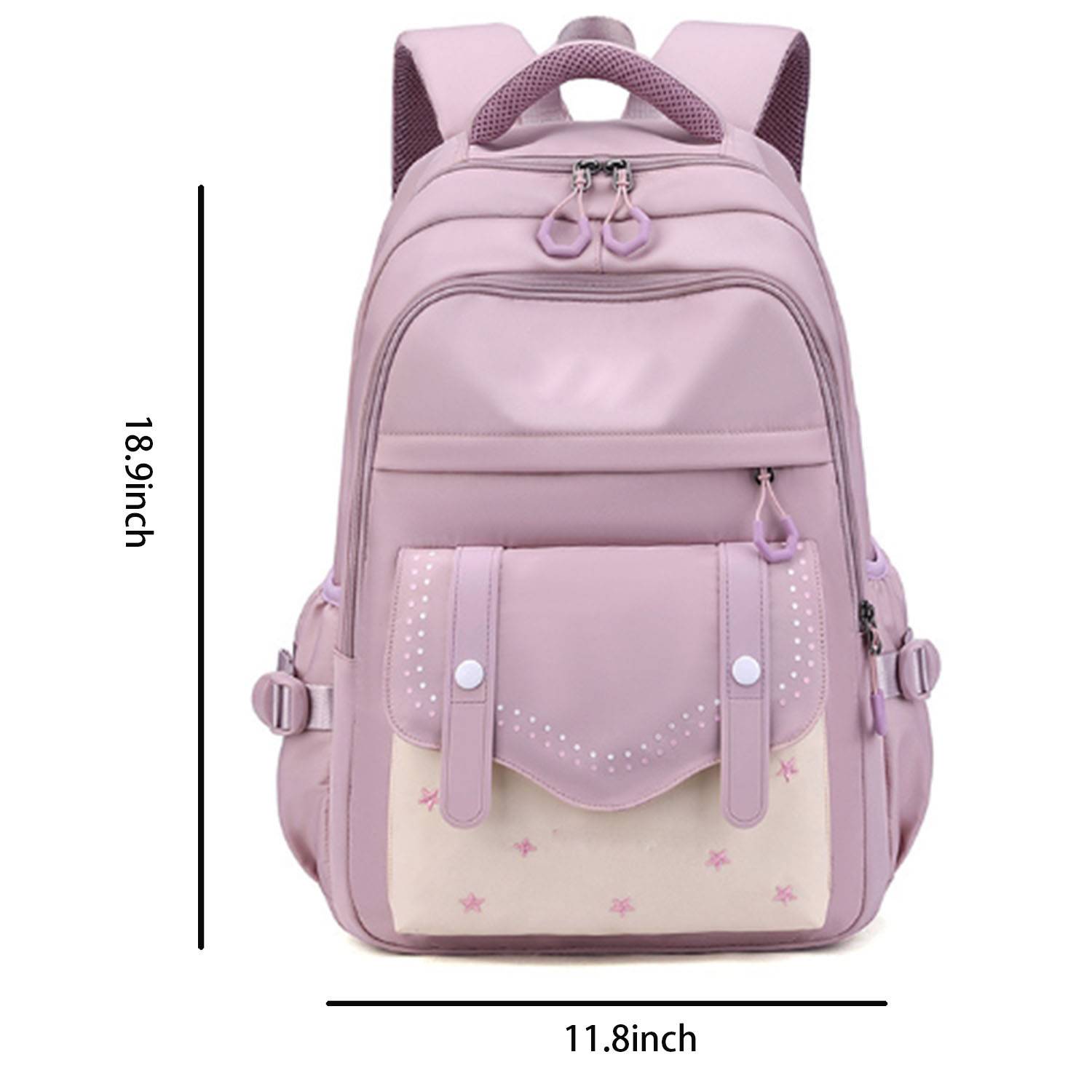 Nylon Sweet Color Waterproof Backpack 5