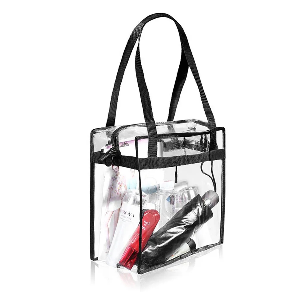 PVC Clear Tote Bag With Removable Strap 2
