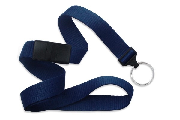 5/8" Flat Blank Lanyard with Breakaway (Split Ring) 9