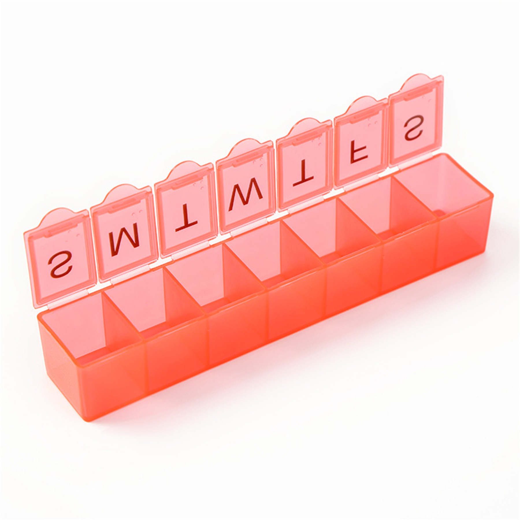 Moq25 Pp Material Braille Transparent 7 Day Pill Box 2
