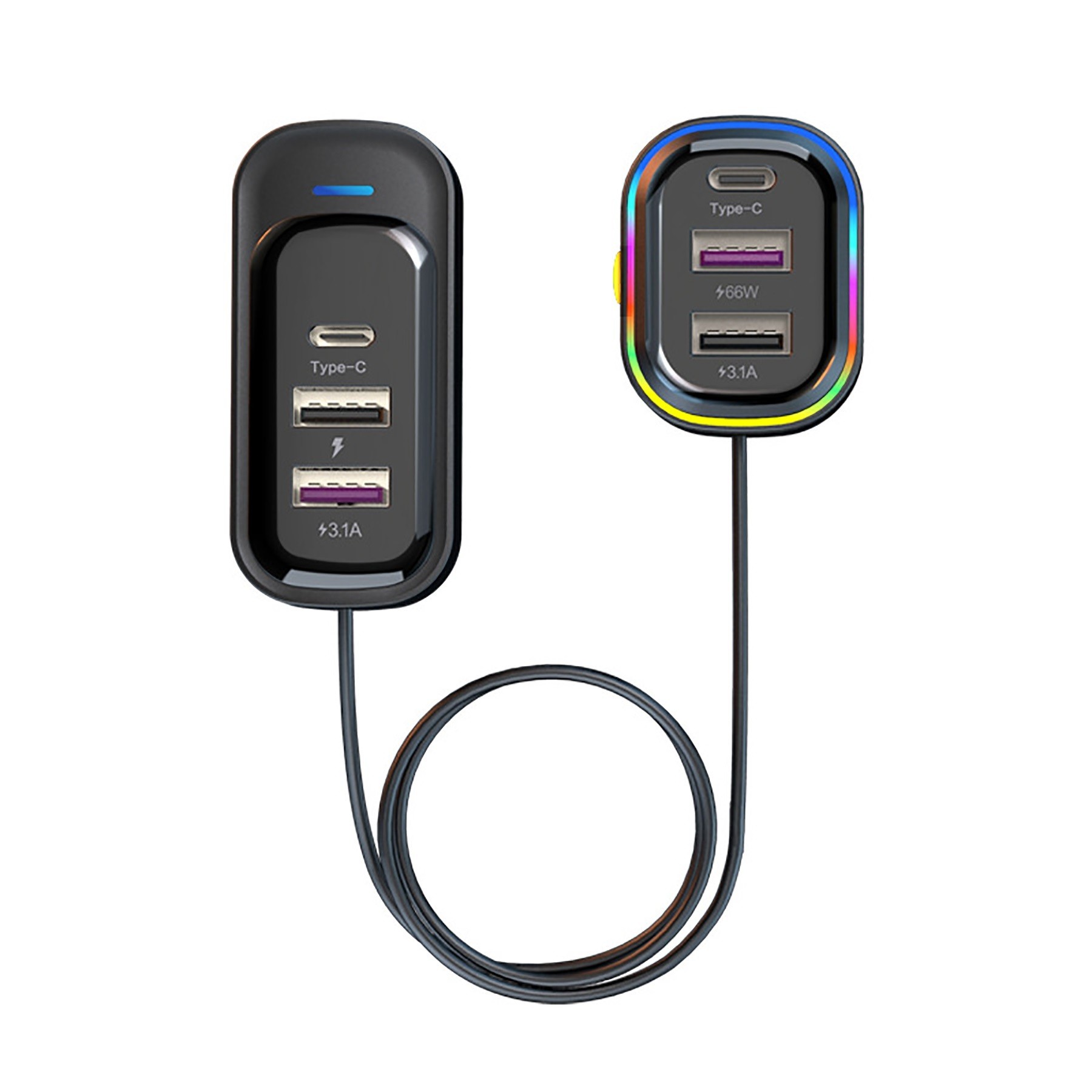 Multi Port Car Charger 4