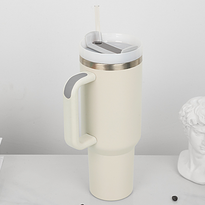 40 Oz Vacuum Tumbler w/ Handle & Straw 6