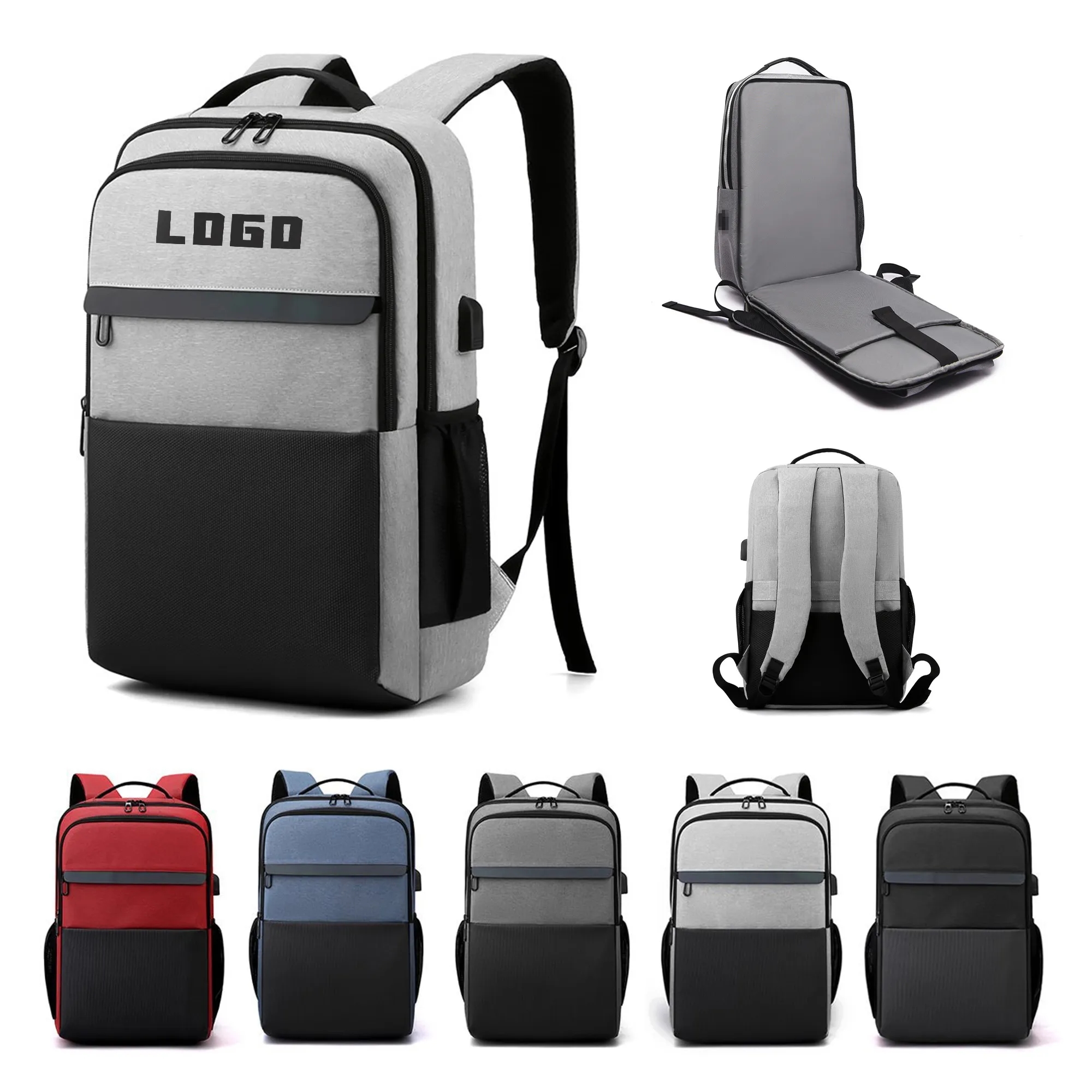 Waterproof Business Travel Laptop Backpack 4