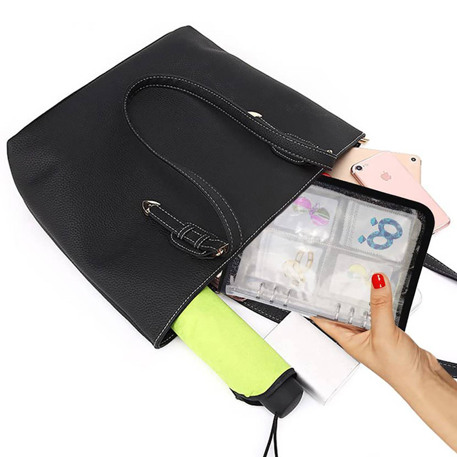 PVC Transparent Jewelry Book Storage Case 5