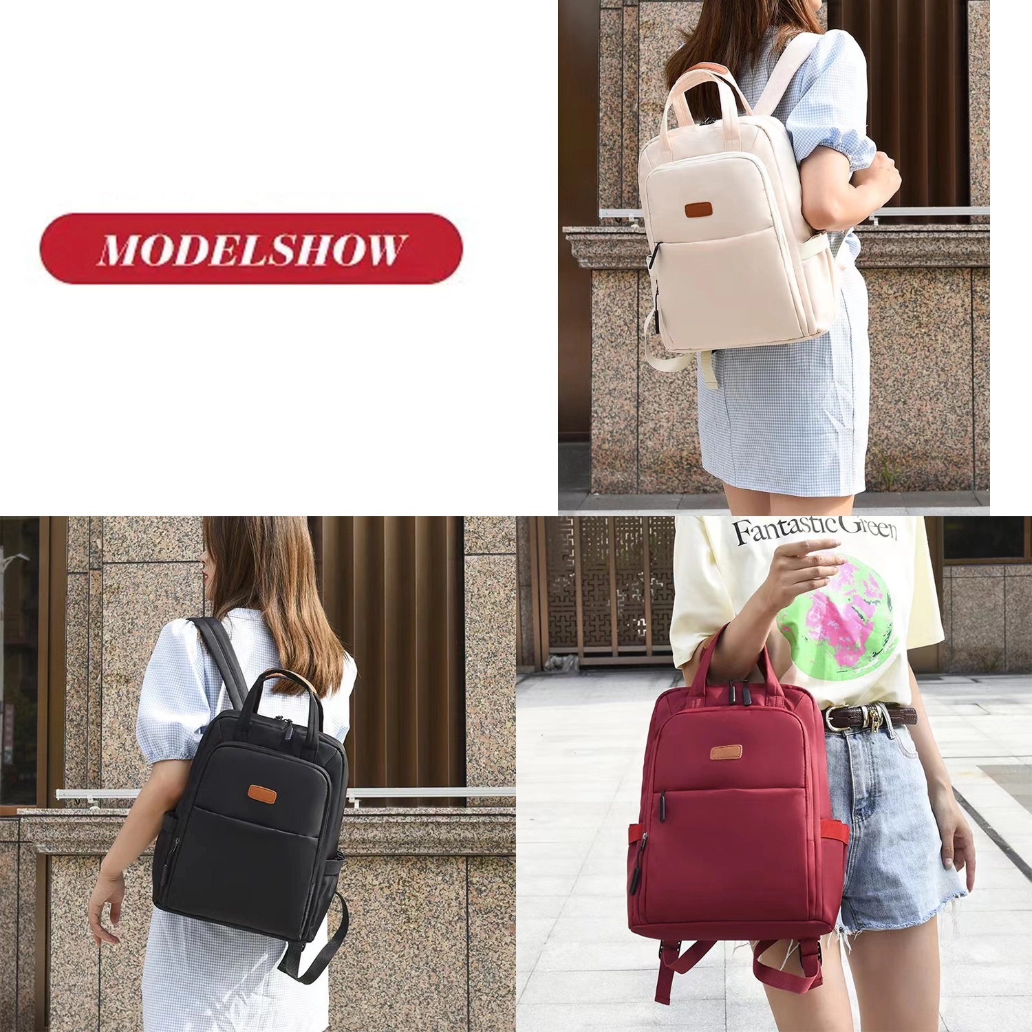 Oxford Cloth Outdoor Travel Laptop Backpack 4