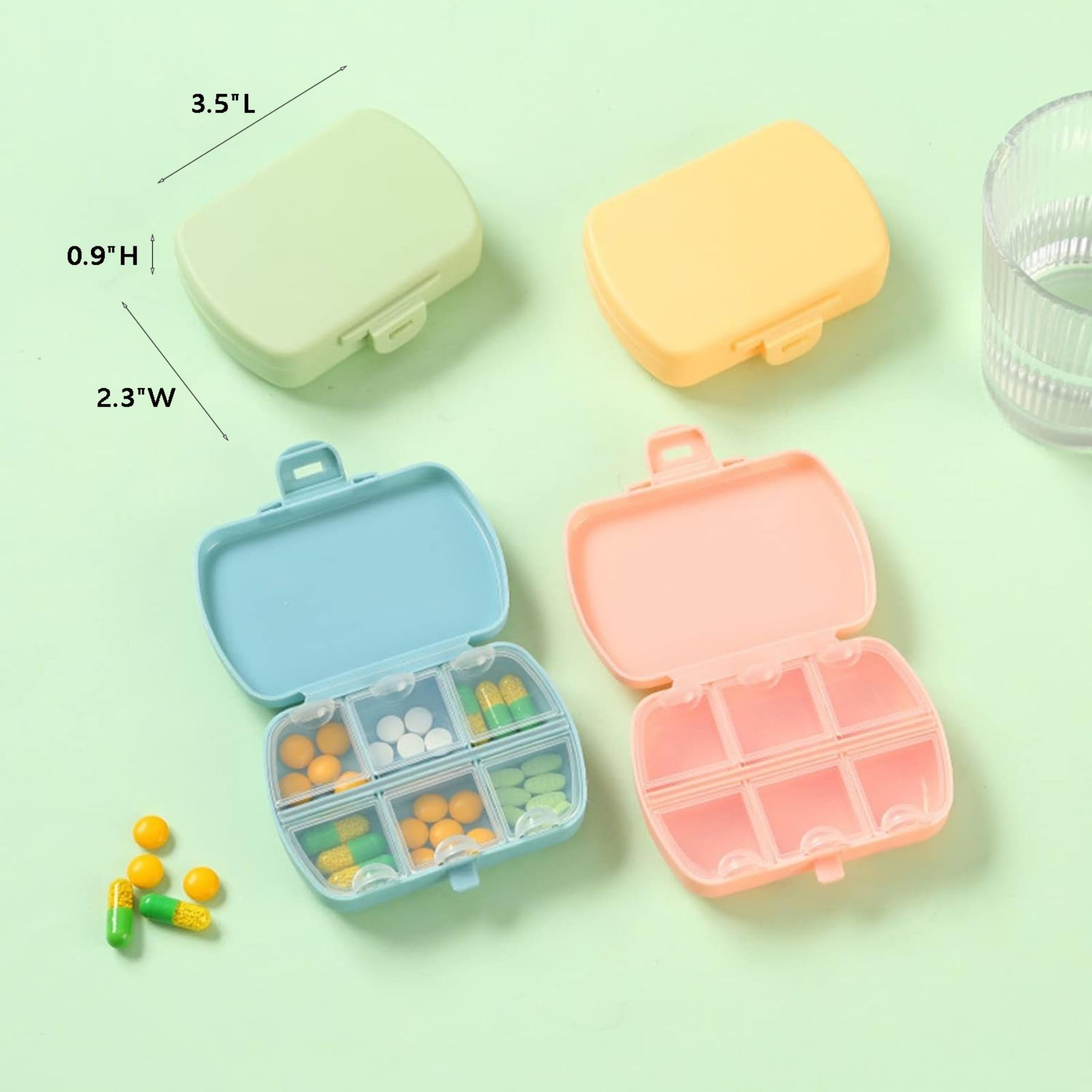 6 Splitter Case Pill Box 2