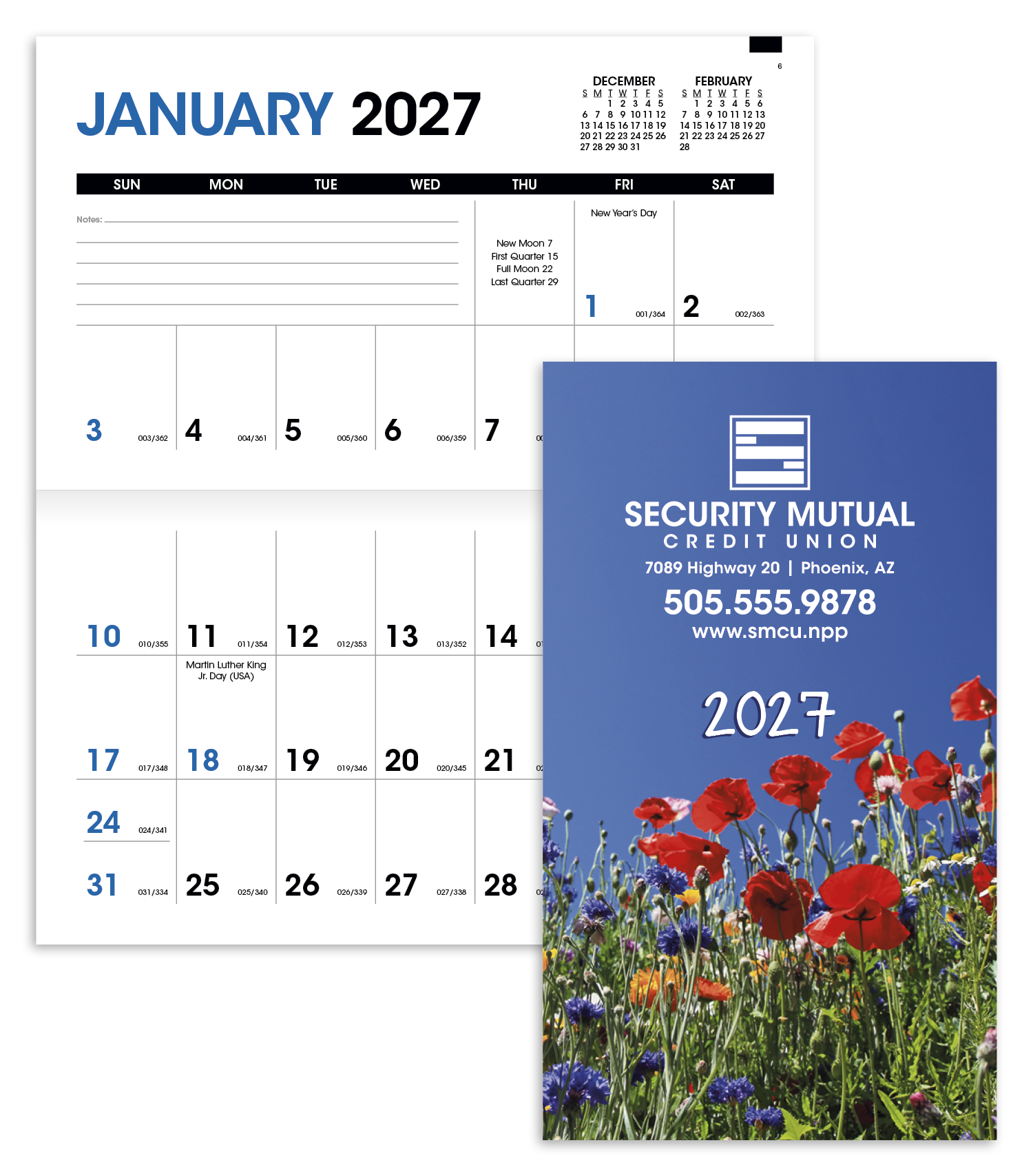 Triumph® Calendars Colorful Impressions Monthly Pocket Planner 65