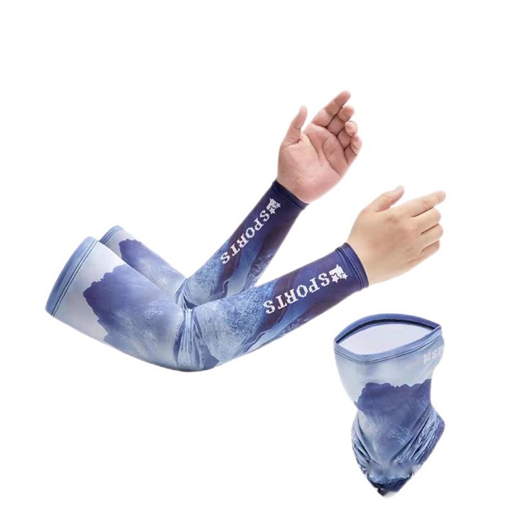 Full color customized Cooling Arm Sleeves Scraf set 2