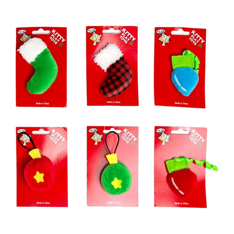 Christmas Cat Toys - Assorted 2