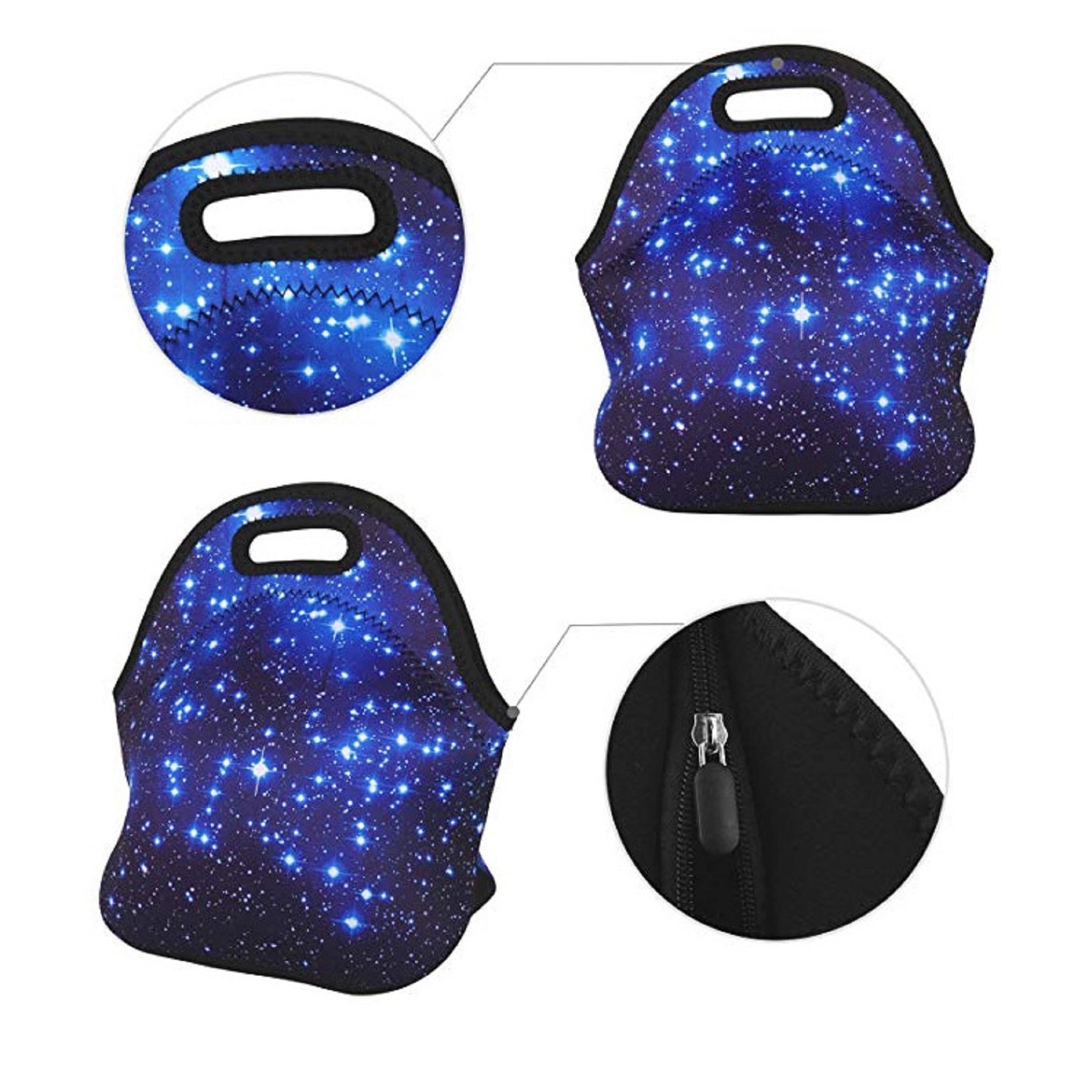 Sky Print Neoprene Lunch Tote Bag 4