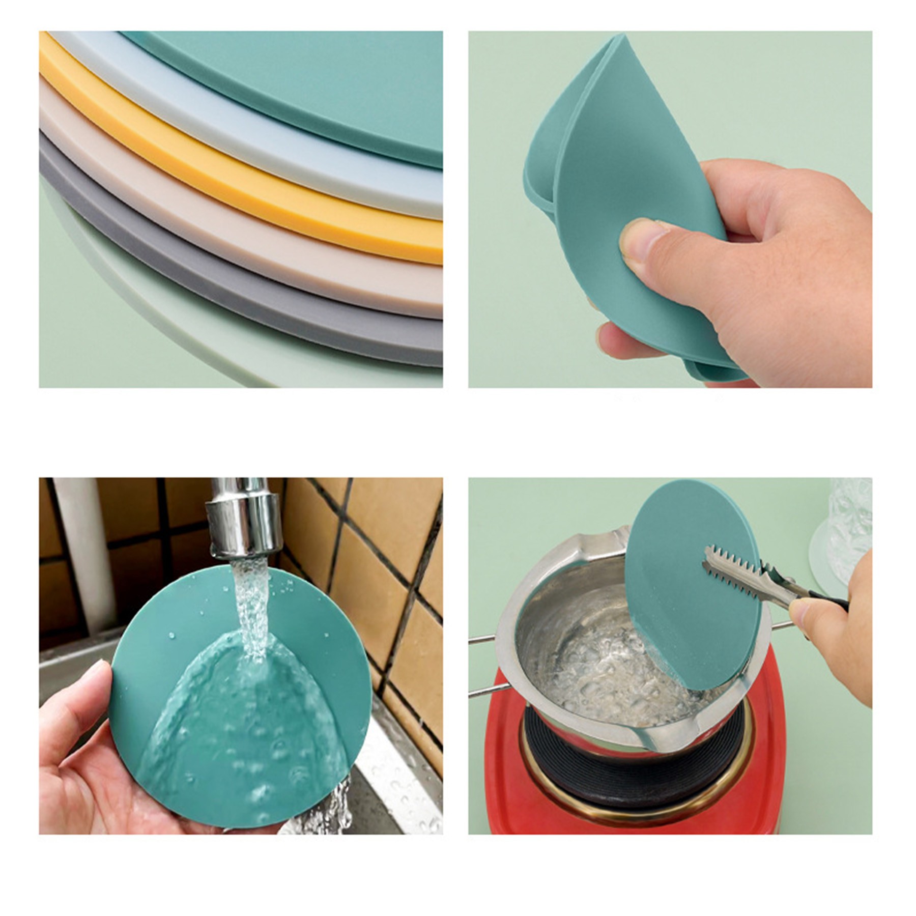 Multi-Colored Silicone Coaster 4