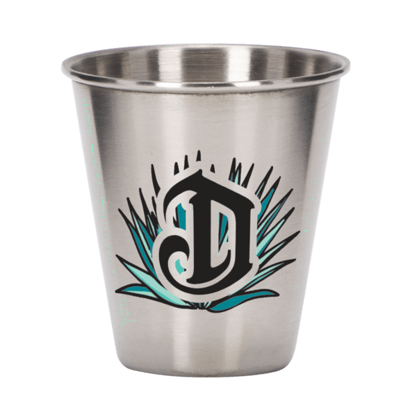 Pound One 2.5  oz Metal Shot Glass 10